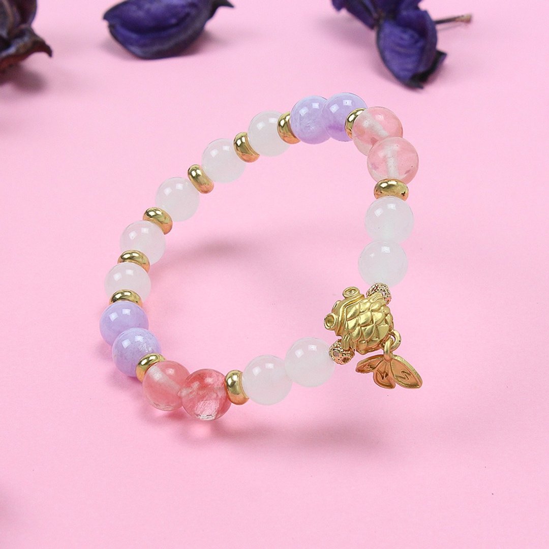 设计师经典手链 | 沉鱼落雁 - 手链/手环 - 水晶 白色