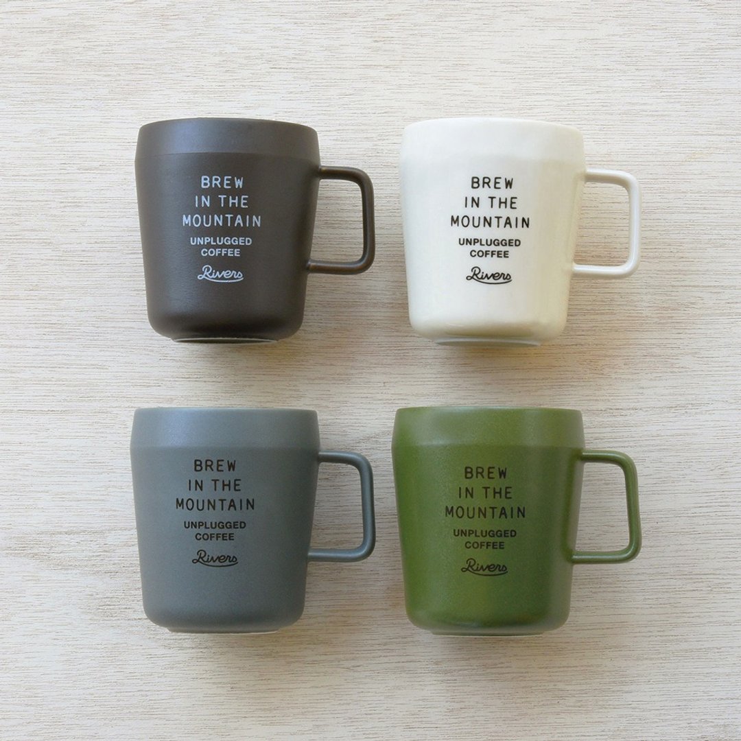 日本 Rivers 陶瓷马克杯 / 共2色 - 咖啡杯/马克杯 - 瓷 多色