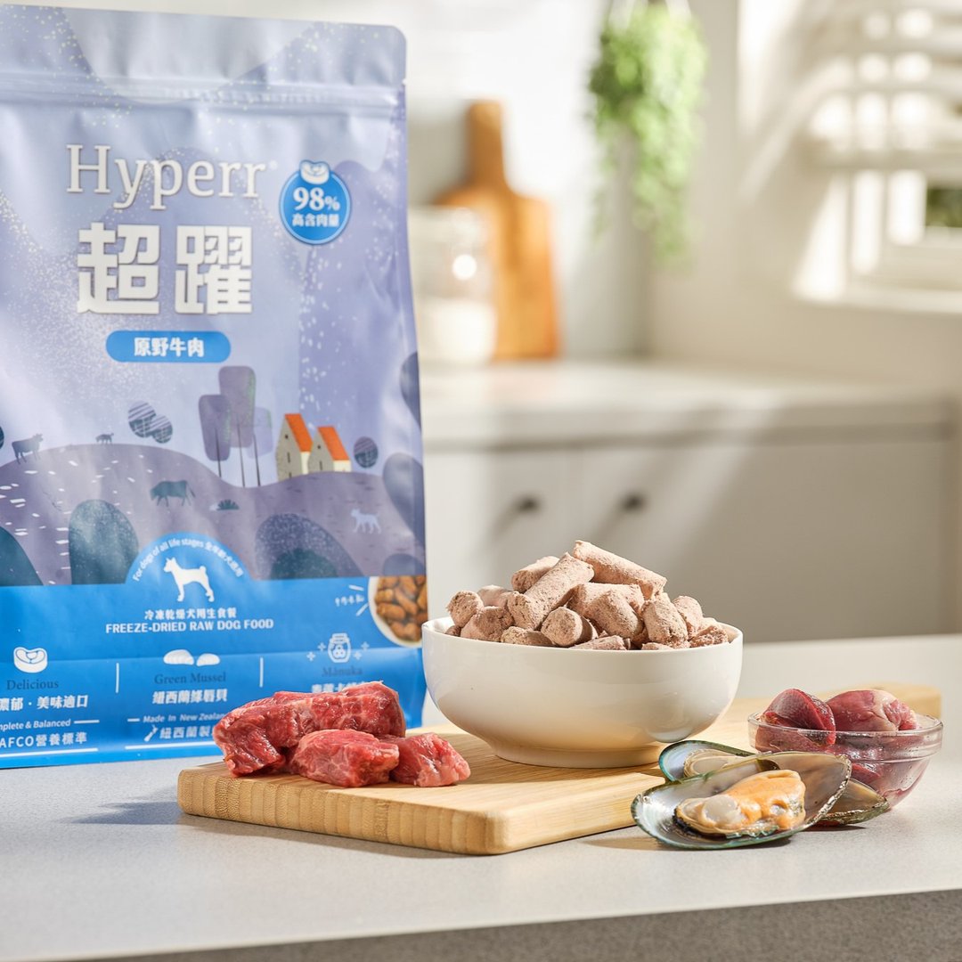 【狗主食】Hyperr超跃 狗狗冻干生食餐 牛肉 无谷 单一肉类 - 狗罐头/鲜食 - 其他材质 