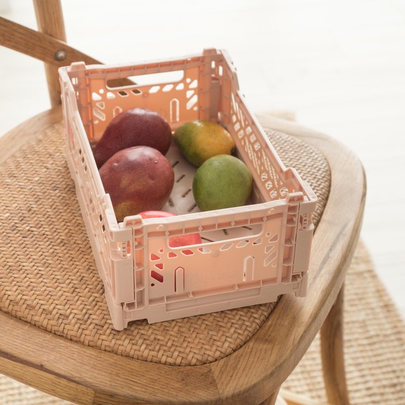 土耳其Aykasa折叠收纳篮(S)-奶茶色 - 收纳用品 - 塑料 粉红色