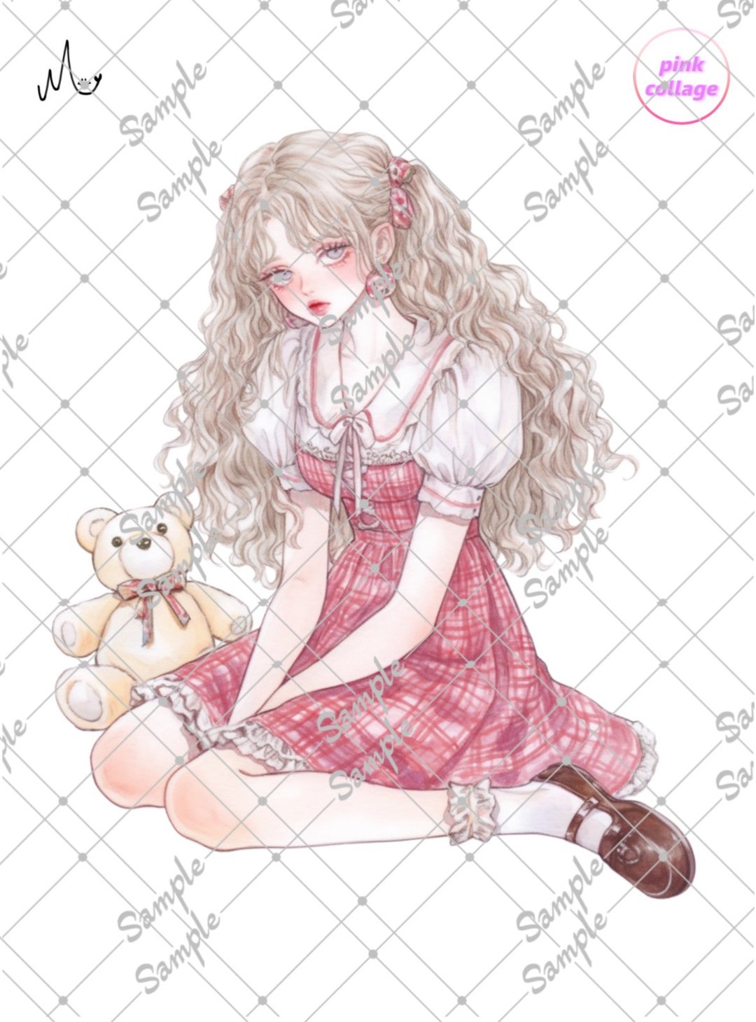 原创角色贴纸限量粉红系列，至9月10日 - 贴纸 - 纸 