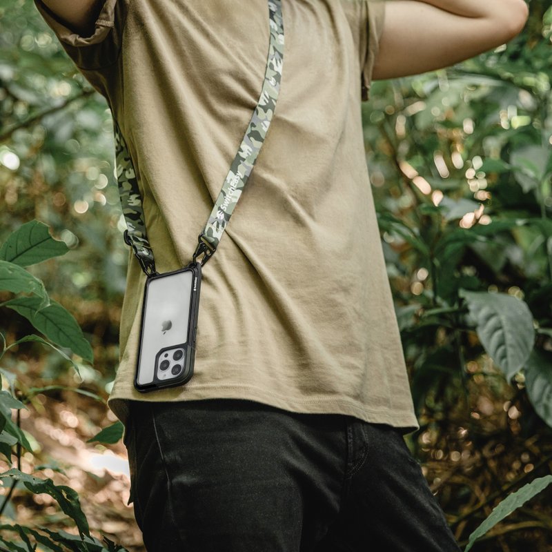 iPhone 13 6.1寸 Odyssey 挂绳军规防摔金属手机壳 - 手机壳/手机套 - 其他材质 