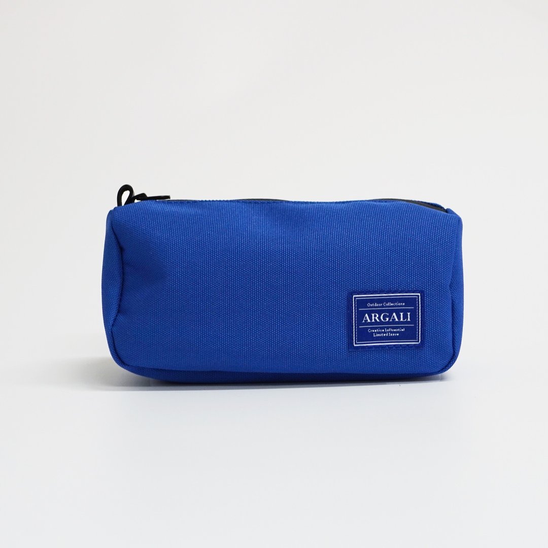 Argali 香港品牌 超轻 防泼水 实用简约 文具包 旅行包  化妆包 杂物包 Pen Case 军蓝色 - 化妆包/杂物包 - 其他材质 蓝色