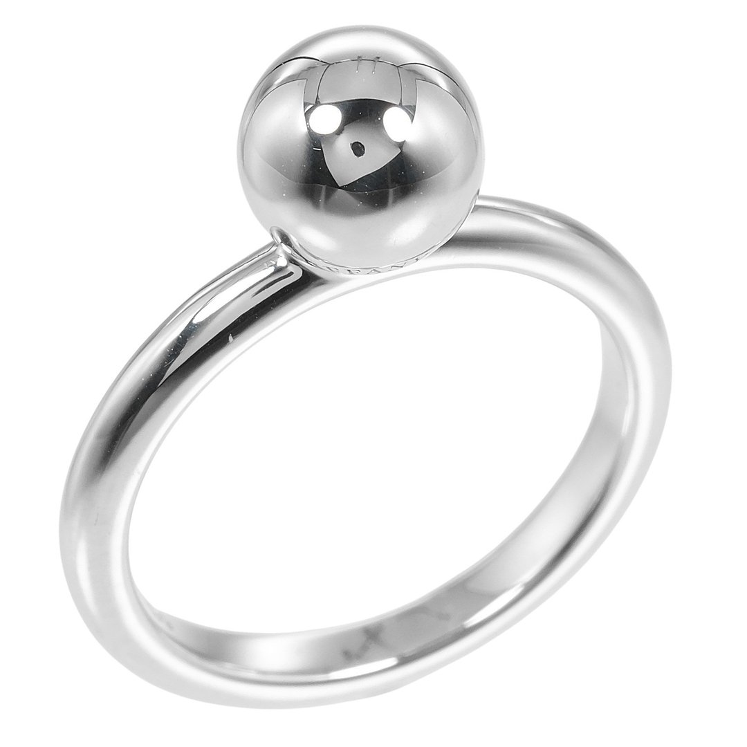 【日本直送】蒂芙尼 TIFFANY&Co. Hardware Ball 11号 戒指 银 925 约3g 女性【二手】 - 戒指 - 银 银色