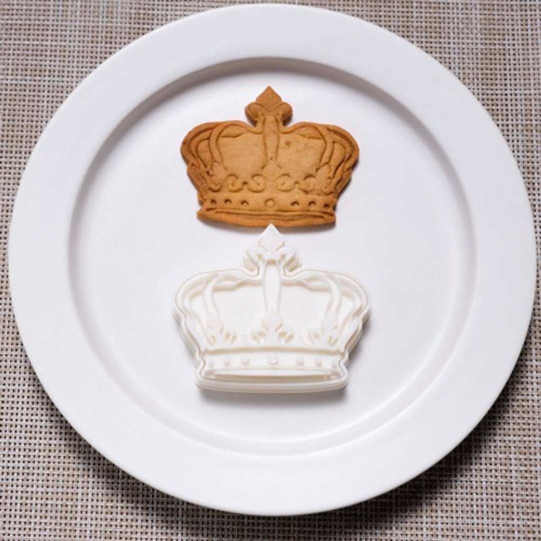 Crown / crown (cookie cutter / cookie type) - 厨房用具 - 木头 