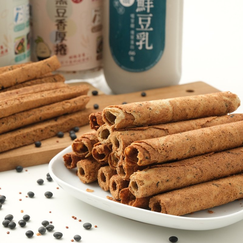 【浓郁香气】顶级手工黑豆香厚卷 204g/入 - 蛋奶素 - 零食/点心 - 新鲜食材 粉红色