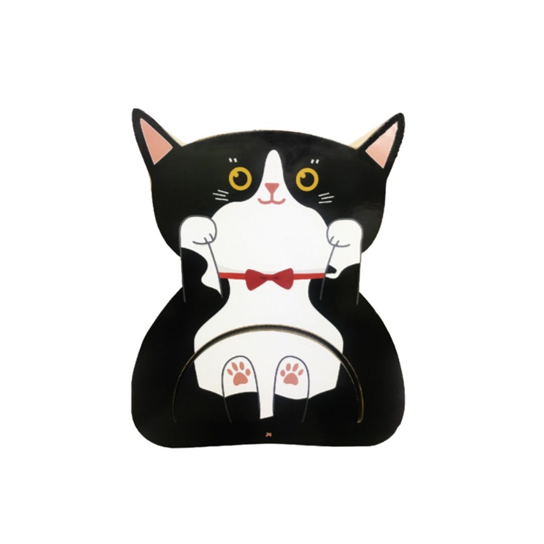 ROCK CAT 黑白绅士猫抓板猫窝 - 抓板/跳台 - 其他材质 多色