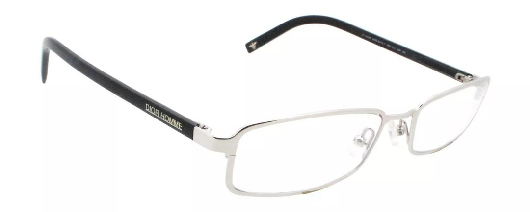 可加购平光/度数镜片Christian Dior Homme 0067 86P 古董眼镜 - 眼镜/眼镜框 - 其他金属 银色