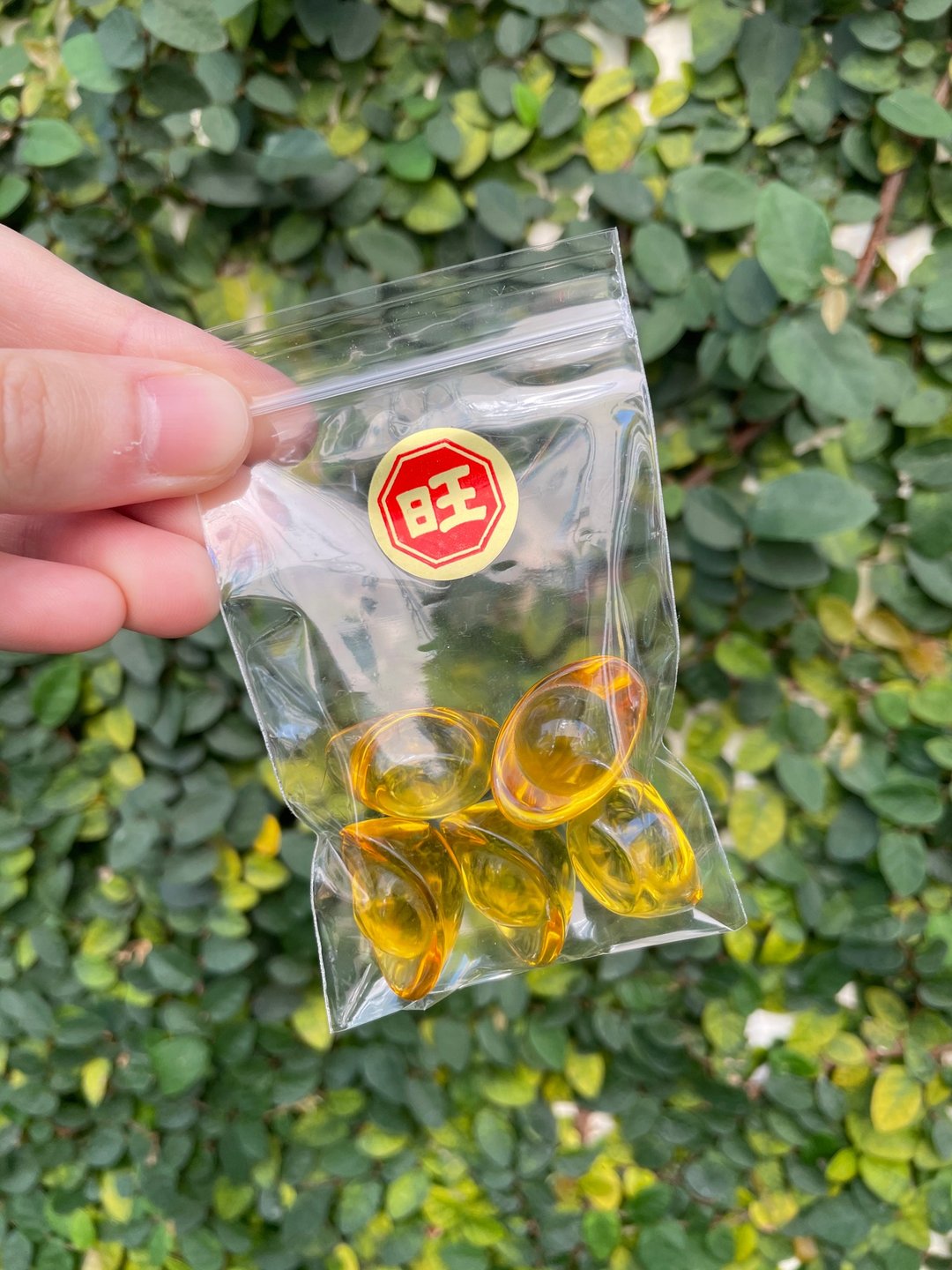水晶玻璃 招财 元宝 - 摆饰 - 玻璃 黄色