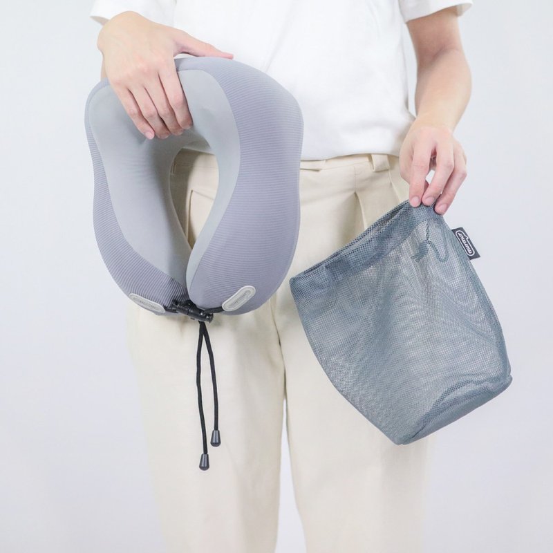 murmur 山丘颈枕 (附收纳袋)│折景灰 - 颈枕/旅行枕 - 聚酯纤维 灰色