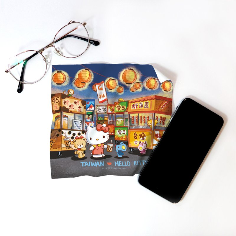 Hello Kitty万用布 观光夜市款 台湾限定=布漾独家=三丽鸥授权 - 眼镜盒/眼镜布 - 其他材质 多色