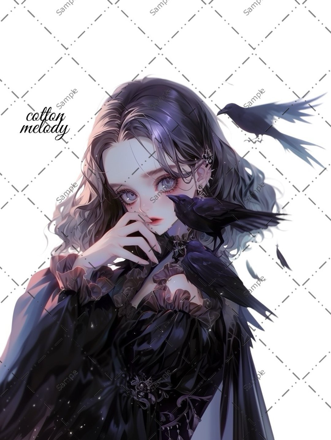原创贴纸 no.1580 人物贴纸 原创贴纸 人物贴纸 女孩贴纸 原创人物贴纸 - 贴纸 - 纸 