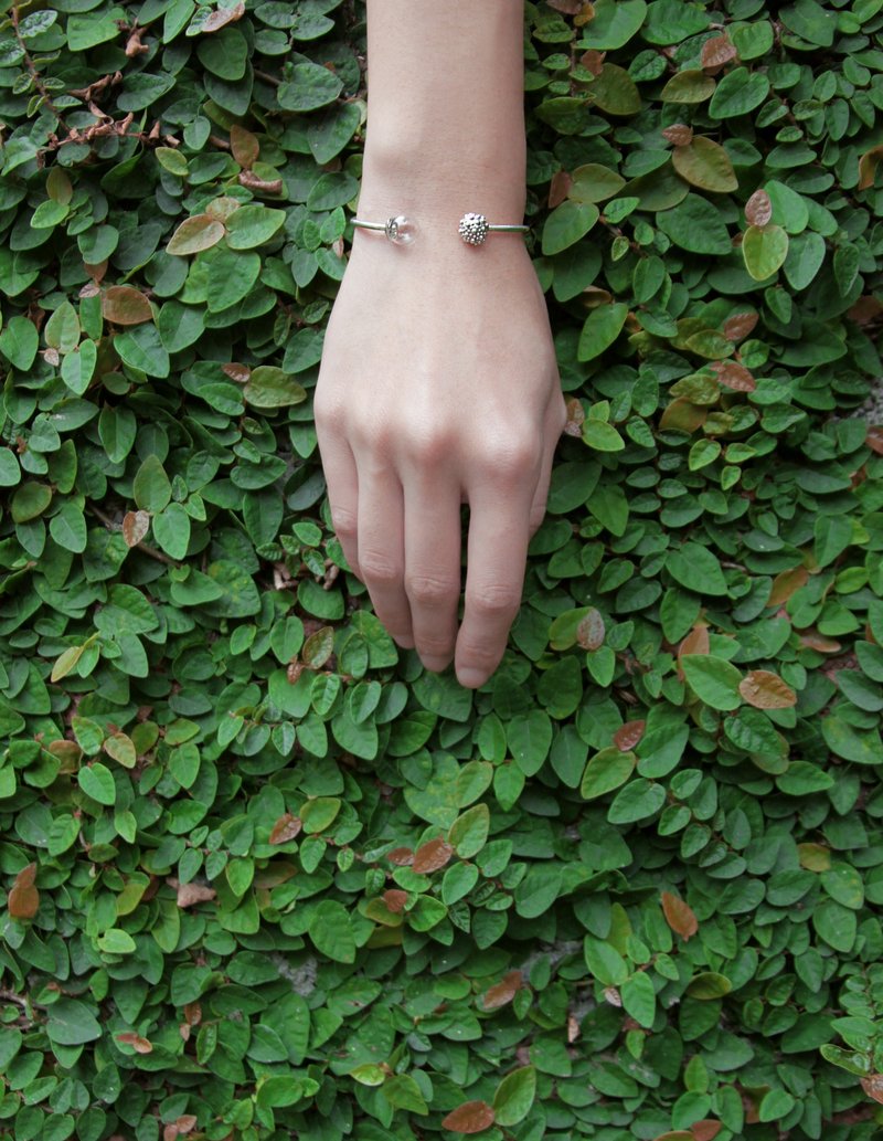 有机体 Organism系列 纯银手环 - 手链/手环 - 纯银 银色