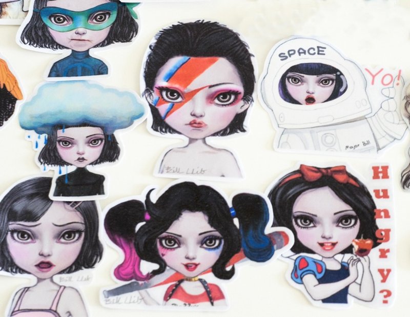 Kiddodog Sticker - Fun set 7 pieces. - 贴纸 - 纸 