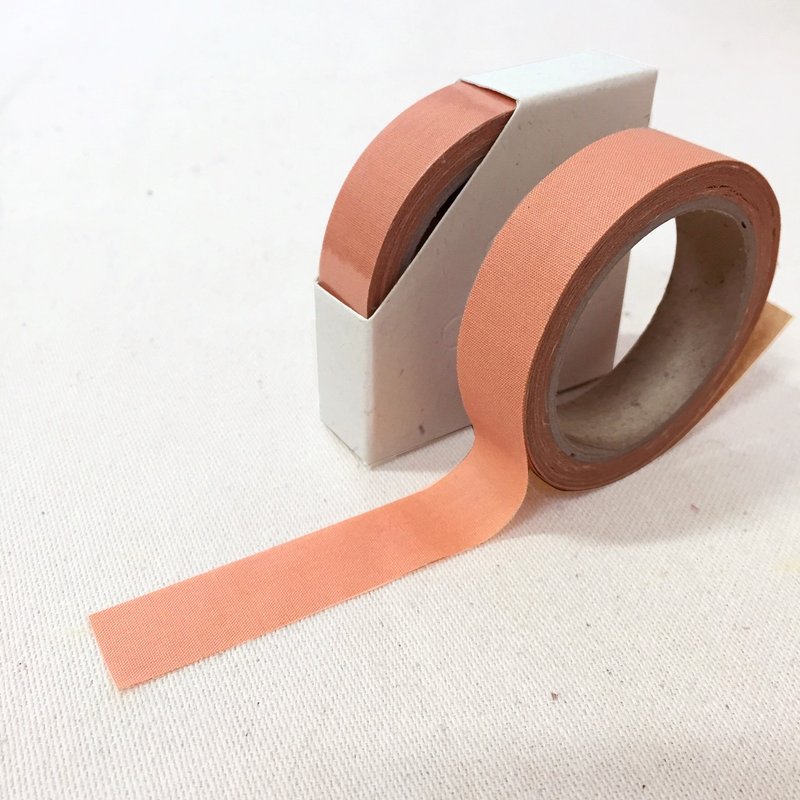 出清品-布胶带-春季纯色【薄柿】OPP包装 - 其他 - 棉 橘色