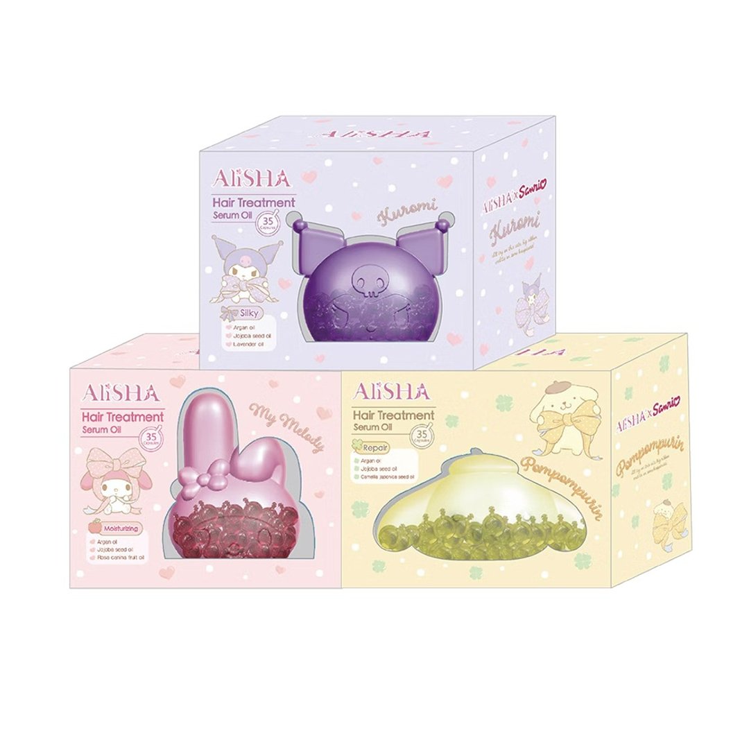 AliSHA x 三丽鸥联名 免冲洗护发精华油胶囊 (35 粒/瓶装) 三款可选 - 润发用品 - 其他材质 多色