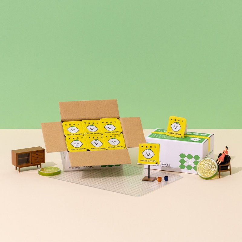纯柠檬砖12入组 - 果汁/蔬果汁 - 其他材质 白色