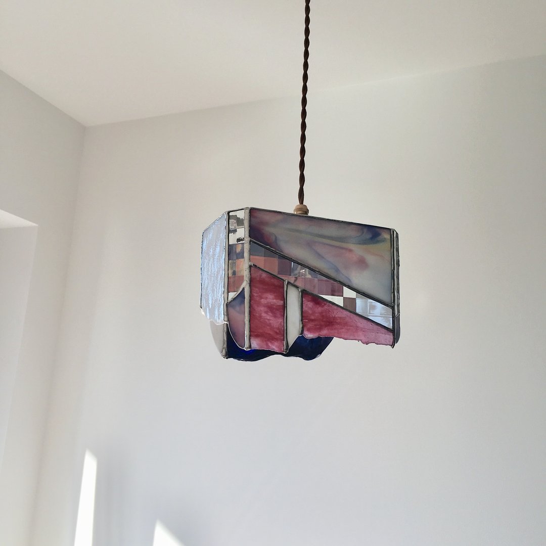 Pendant light seaside night sea glass at dusk Bay View - 灯具/灯饰 - 玻璃 多色