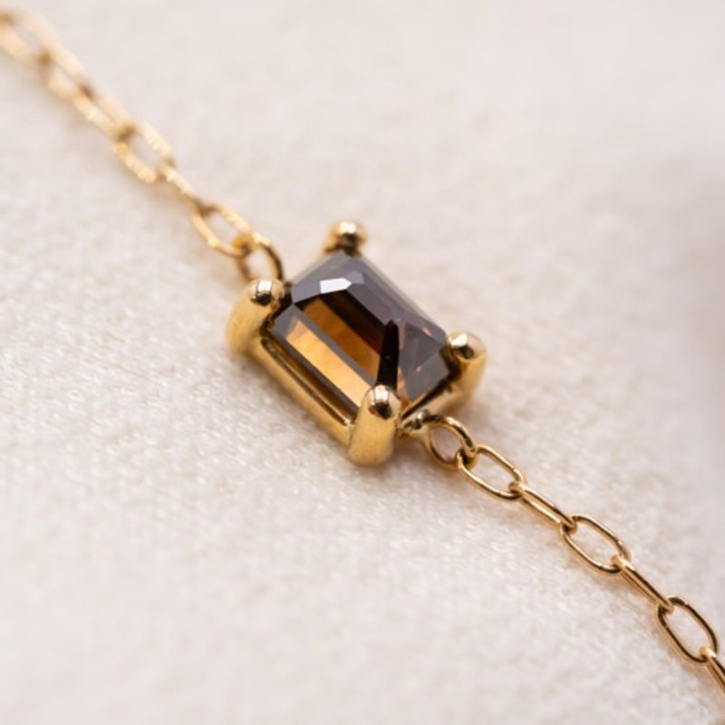 香槟棕钻石手链 - 手链/手环 - 宝石 