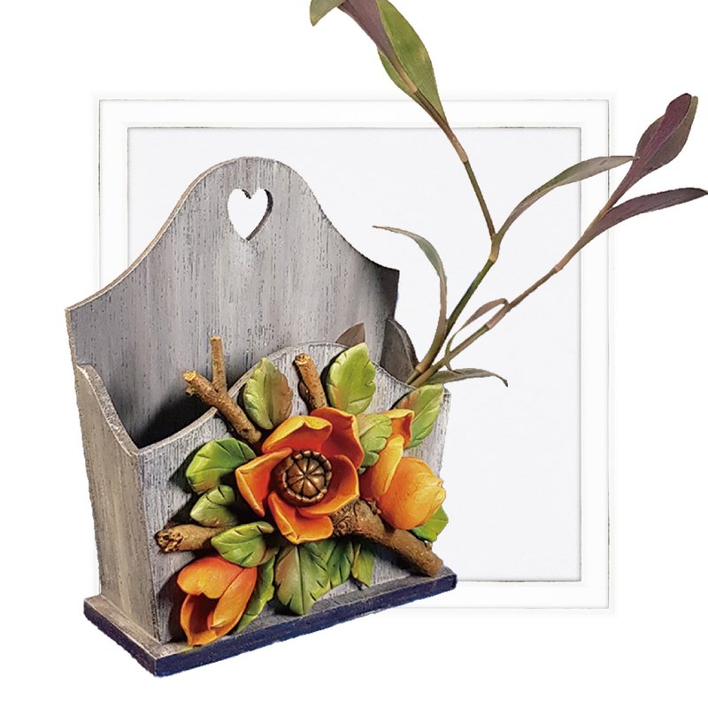 【订制】万用置物桶 信插 捏塑工艺 强化树脂 - 摆饰 - 粘土 多色