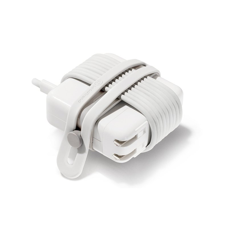 【LT】Belt Tie 一体收线器 - 卷线器/电线收纳 - 硅胶 灰色