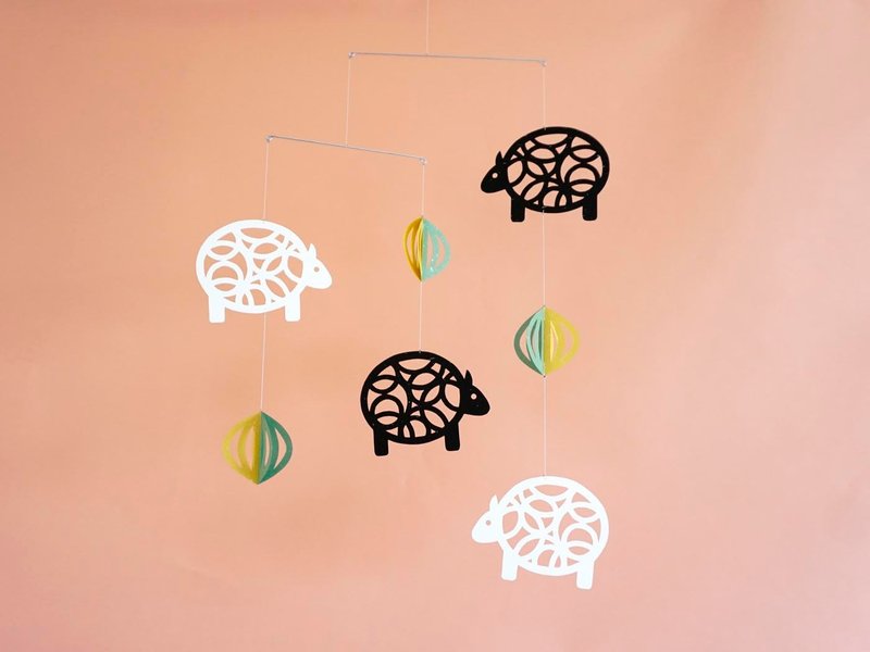 ```
移动饰品 羊 款一 - 墙贴/壁贴 - 纸 