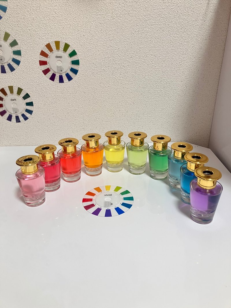 时尚彩色瓶，带有碎石英晶体，华丽版本，颜色，吸引力，心理学 - 其他 - 其他材质 多色