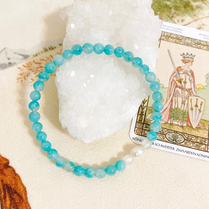 晨雾 天然矿石 水晶手环 - 手链/手环 - 半宝石 