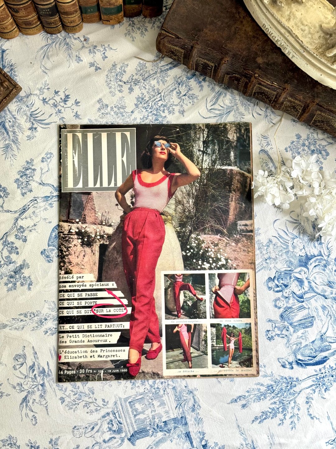 50231-珍藏1950年 ELLE 时尚杂志238期 - 刊物/书籍 - 纸 