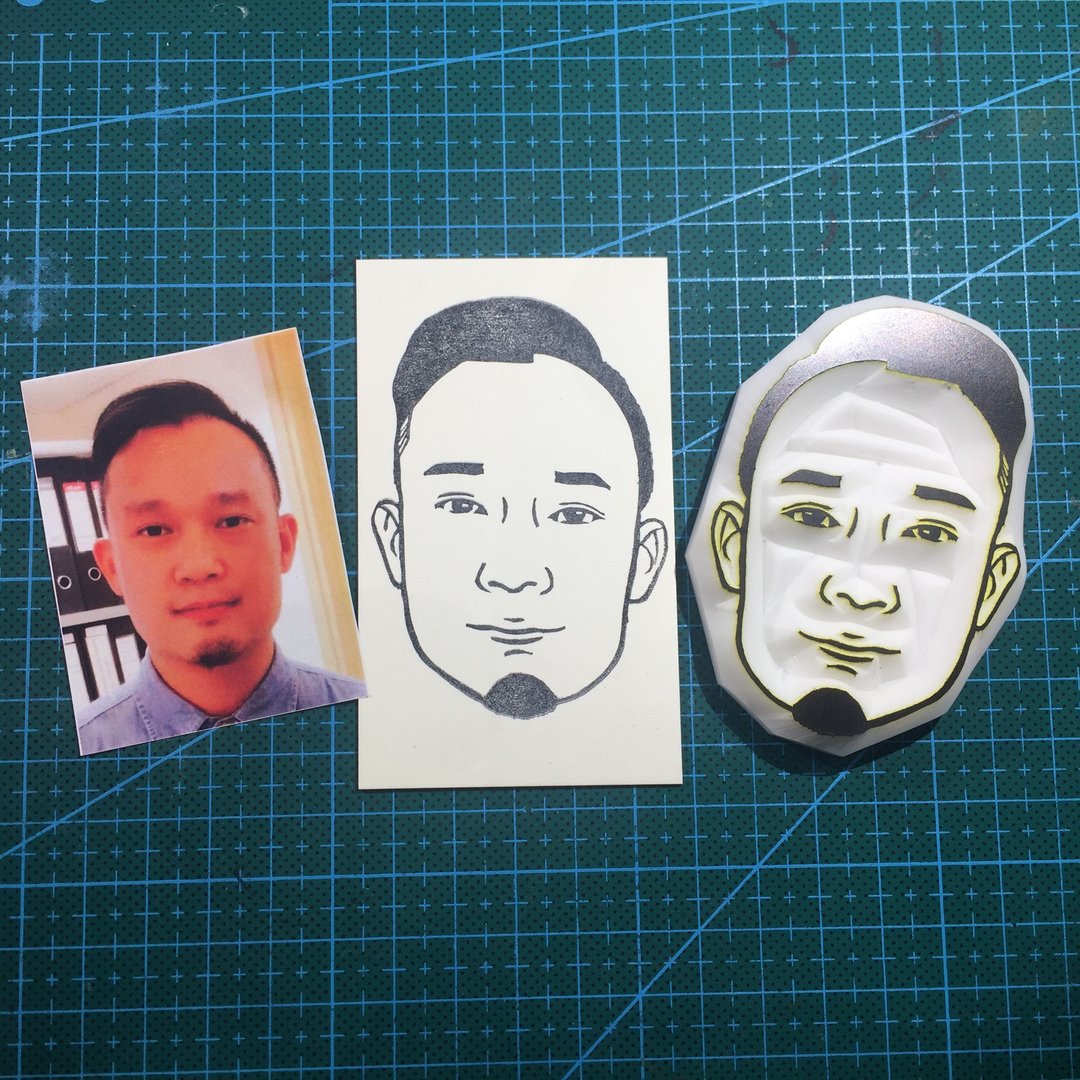 Pinkoi x 手作J Makers' Workshop --  人像橡皮印章工作坊 - 印章/印台 - 橡胶 