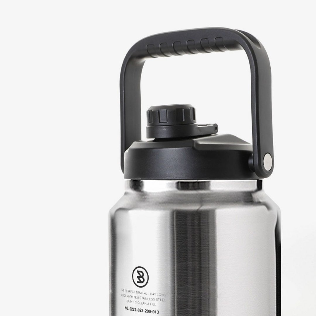BROOKLYNWORKS 2.5L 不锈钢保冰水壶-银色 - 水瓶/水壶 - 不锈钢 银色