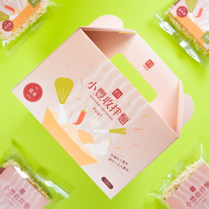 小丰收拌面 - 葱蒜口味 蔬食 五辛素 - 面/面线/米粉 - 其他材质 绿色