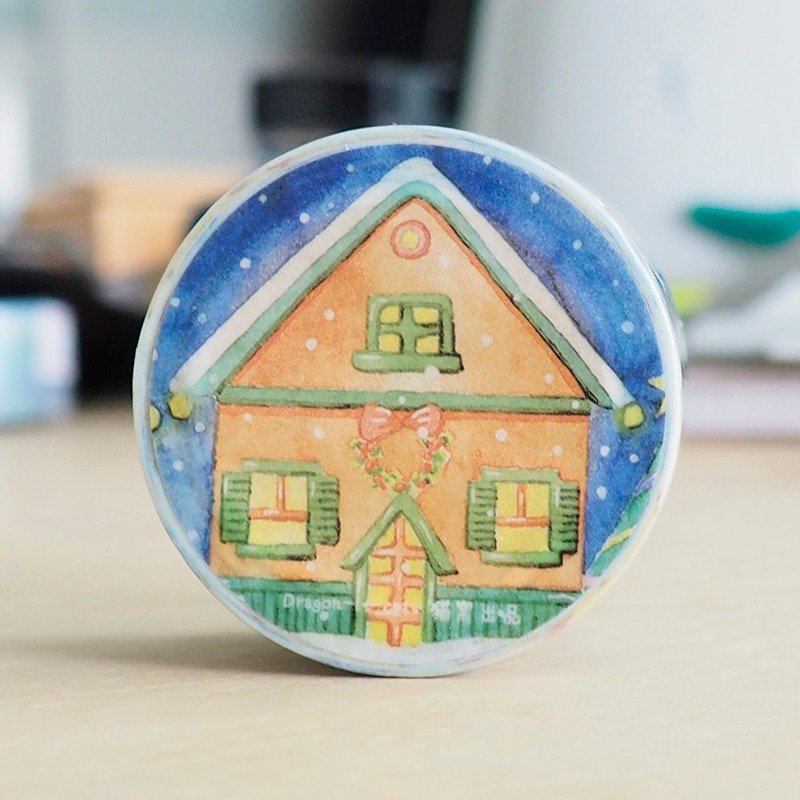 【花狸猫窝】原创和纸胶带 - 圣诞夜景 - 纸胶带 - 纸 