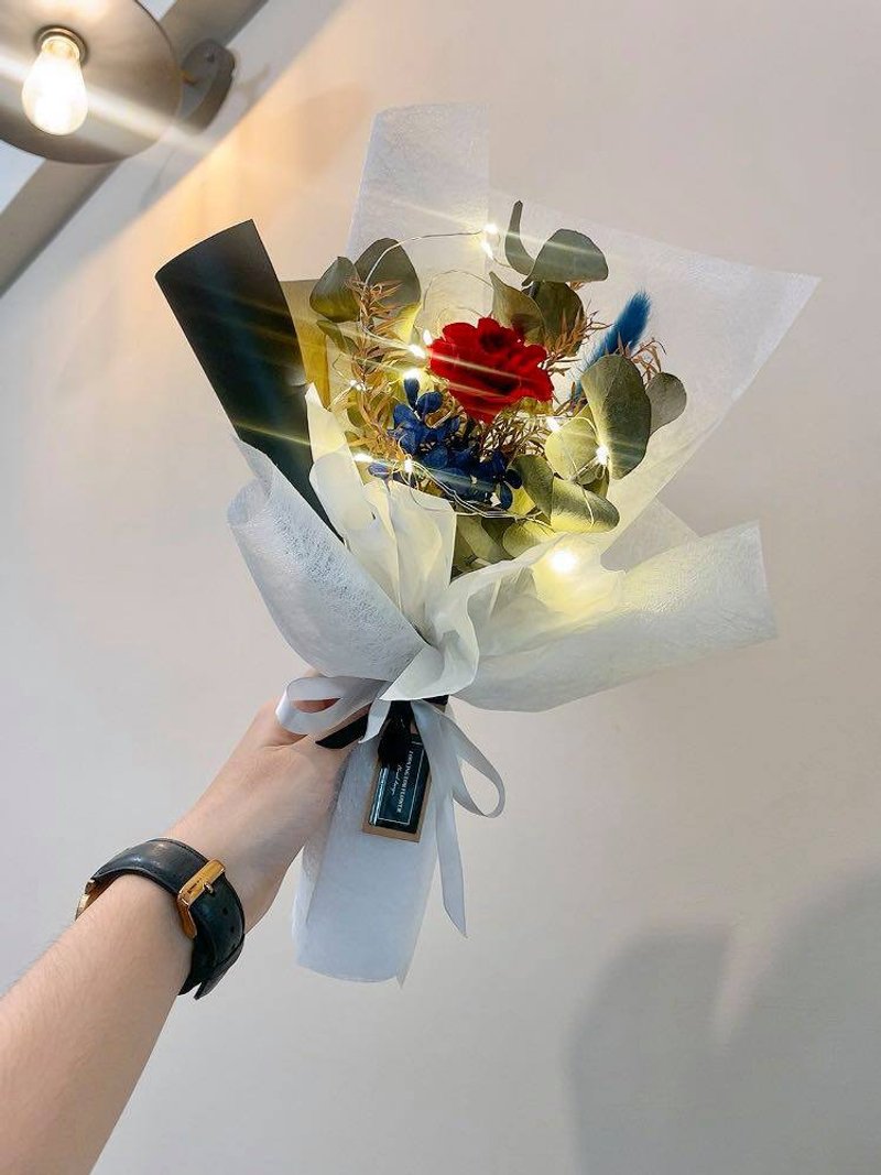 干燥花束【心动的感觉】生日花束 玫瑰花束 毕业花束 情人节花束 - 干燥花/捧花 - 植物．花 