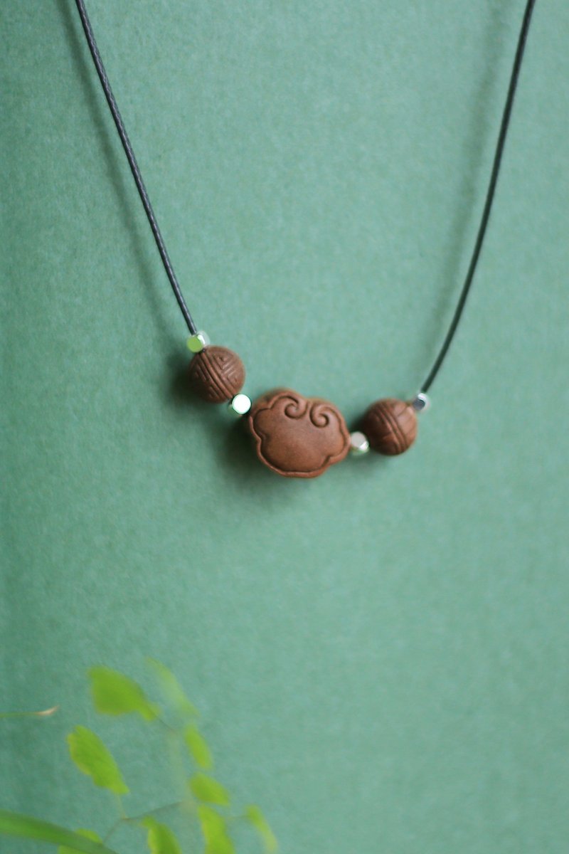 壹染指香品 | 原创高级设计感 如意锁骨链 s925纯银配件 - 项链 - 植物．花 