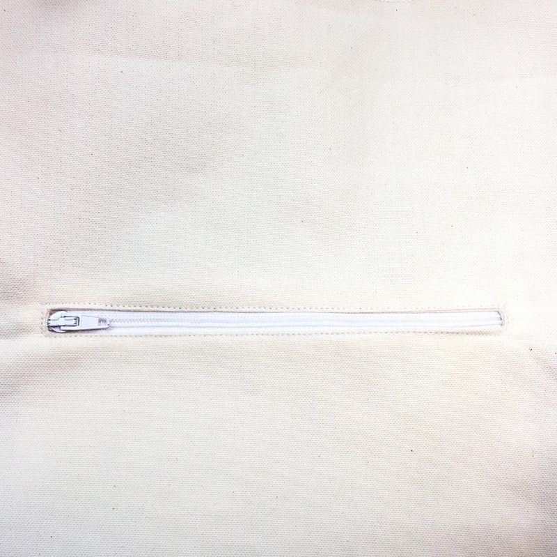 手提袋 拉链内袋(加购商品) - 手提包/手提袋 - 棉．麻 白色