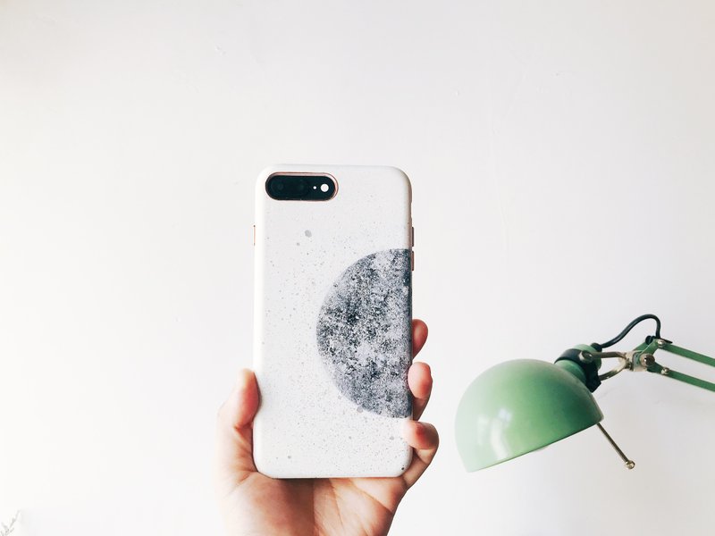 防摔系列 纯白型 星球皮革手机壳 - 手机壳/手机套 - 人造皮革 黑色