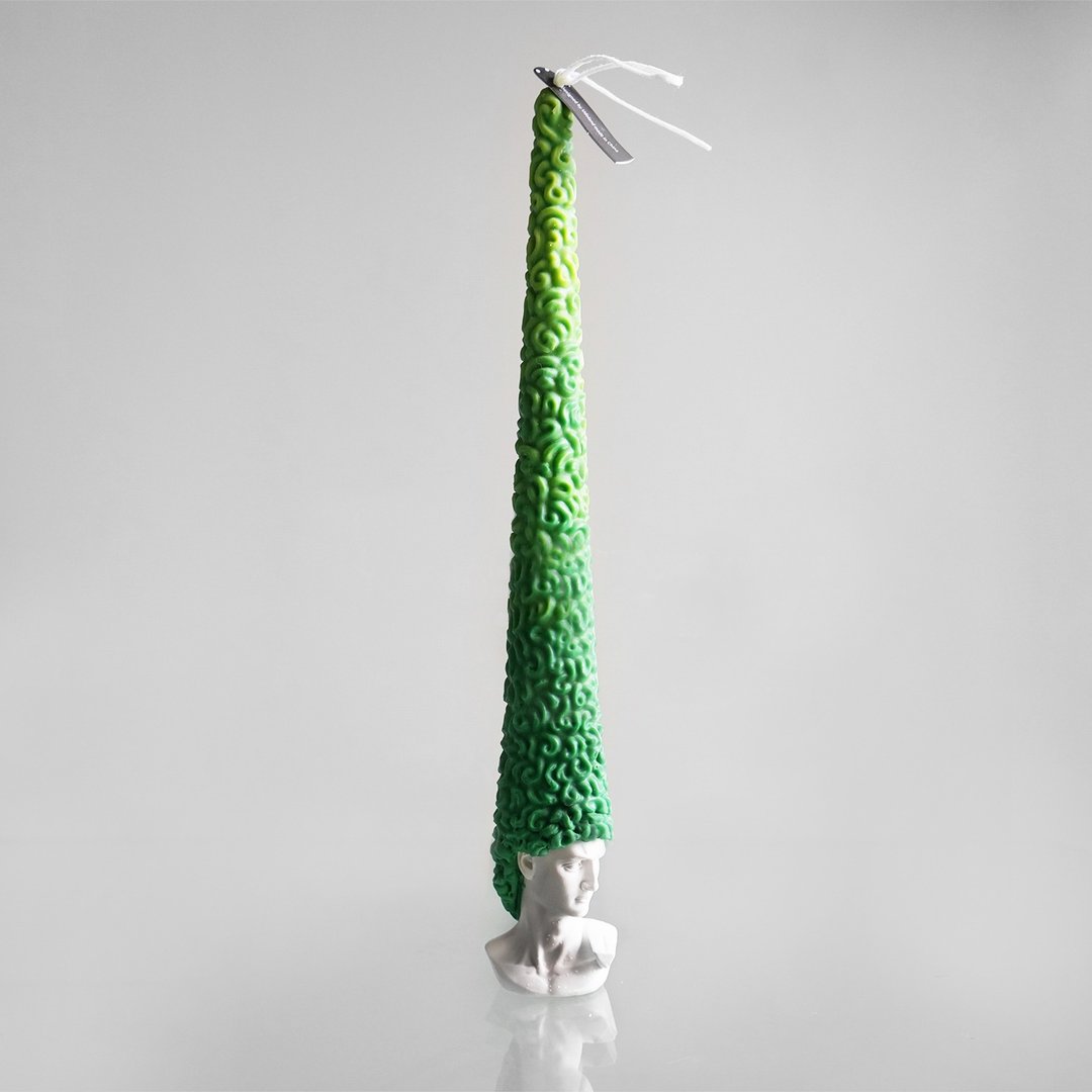 (Tony老师的) 大卫香氛蜡烛 蕉绿 - 蜡烛/烛台 - 蜡 绿色