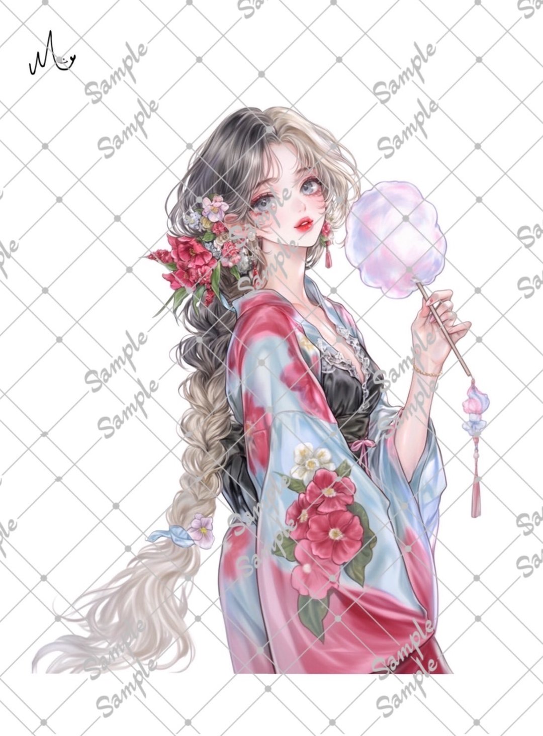 原创人物贴纸 8月新品 - 贴纸 - 纸 