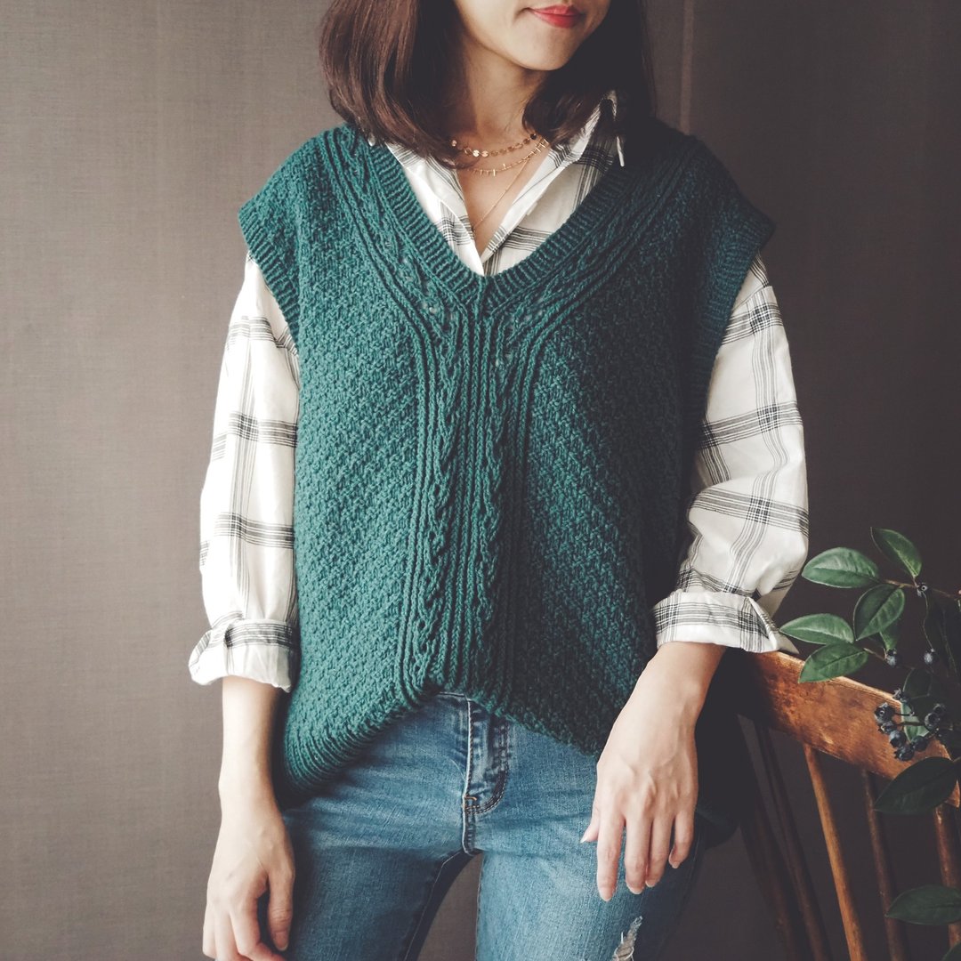 Laura V领背心编织说明书 电子档 - 电子书/杂志 - 其他材质 