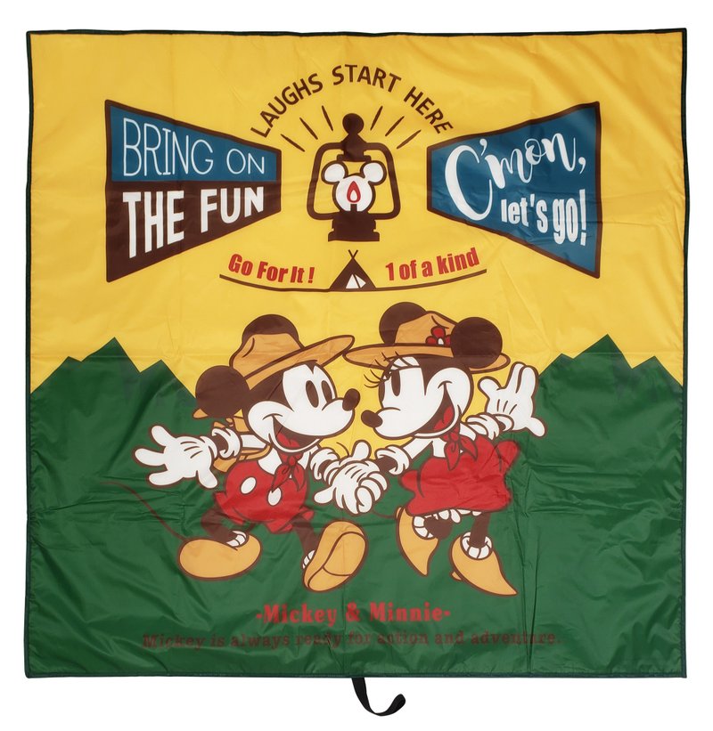 Disney Micky & Minnie 防水野餐垫 - 野餐垫 - 聚酯纤维 多色