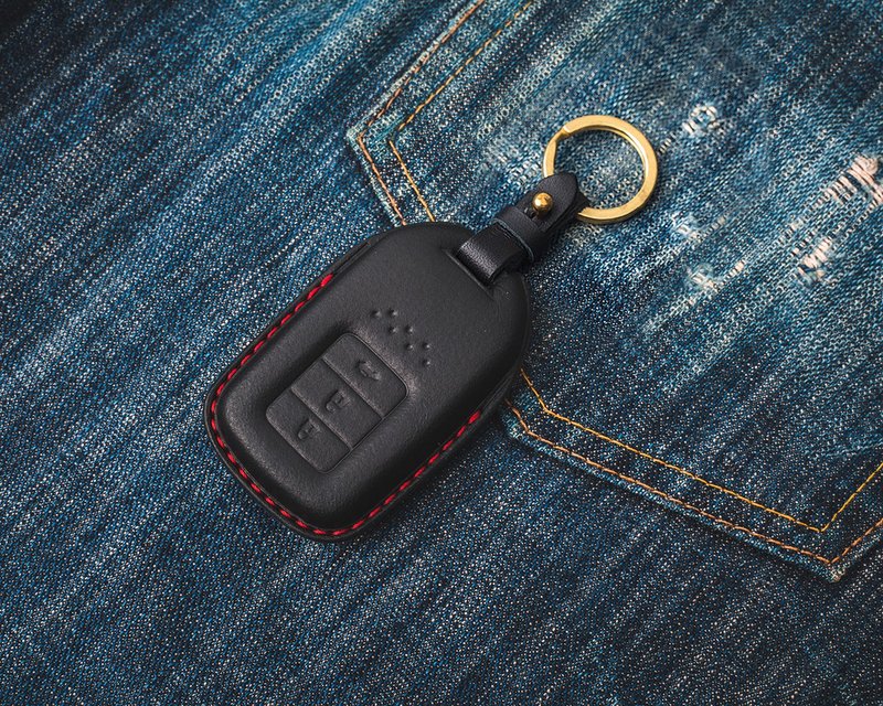 本田 HONDA CRV CRV5 Odyssey 汽车钥匙包 钥匙皮套 - 钥匙链/钥匙包 - 真皮 黑色