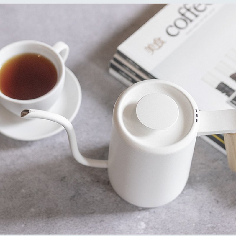 TIMEMORE泰摩-鱼YOUTH手冲咖啡壶-磨砂黑/晨雾白/冰河蓝/樱花粉 - 咖啡壶/周边 - 不锈钢 多色