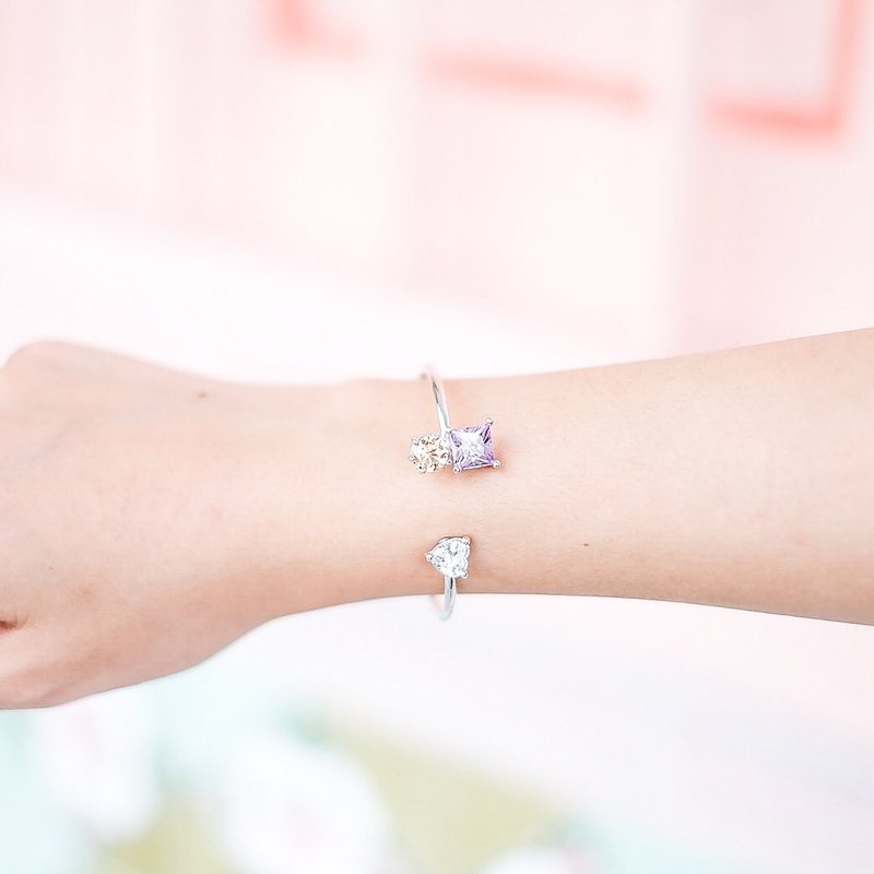 shine on you bangle  - 手链/手环 - 其他金属 粉红色