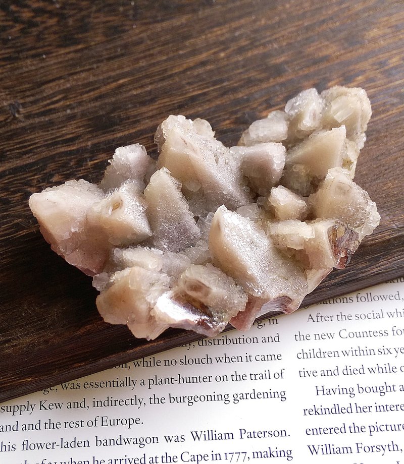Calcite 湖北产地 虎牙方解石 双胞胎孪生方解石 天然矿石 原矿 - 摆饰 - 其他材质 