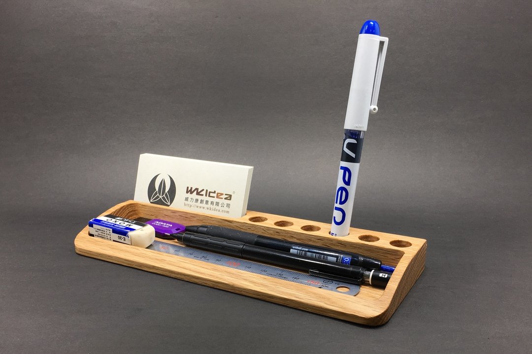 桌上型收纳立座 红橡木 - 收纳用品 - 木头 咖啡色
