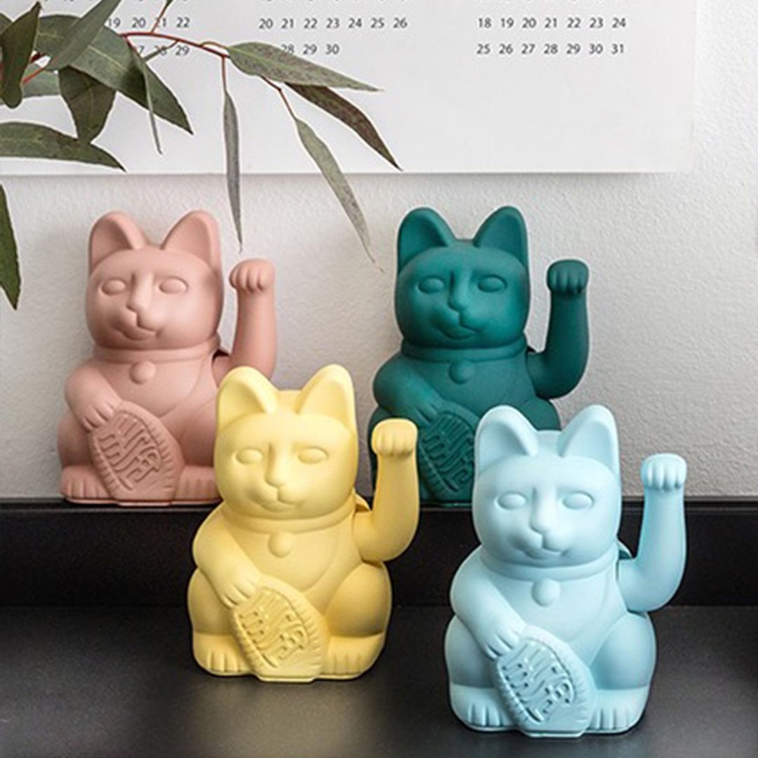 德国 DONKEY 幸运缤纷招财猫 - 共 18 色 - 摆饰 - 塑料 多色