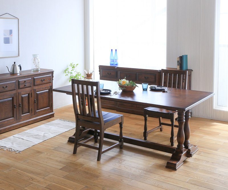 旭川家具 山室家具制作所 OAK35 No.19 餐桌 - 餐桌/书桌 - 木头 
