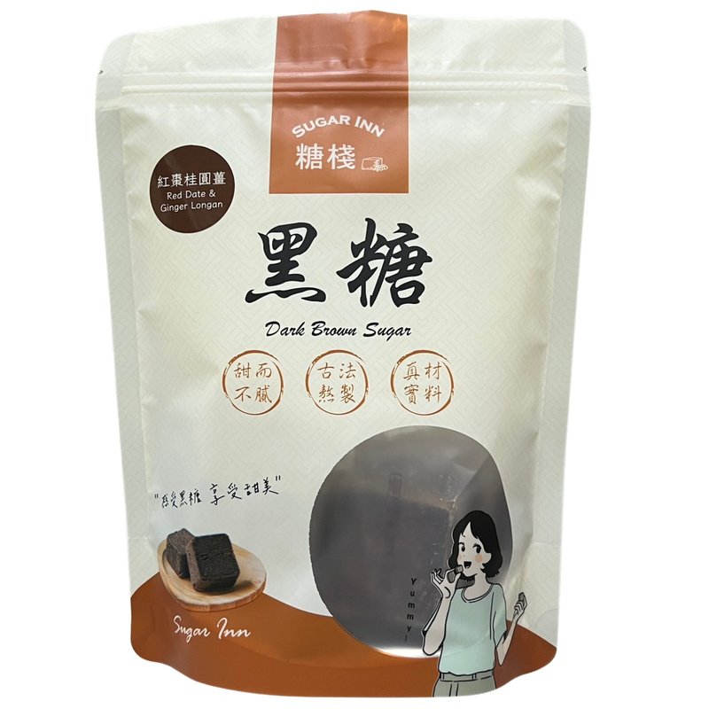 【糖栈】 黑糖红枣桂圆姜 - 蜂蜜/黑糖 - 新鲜食材 咖啡色
