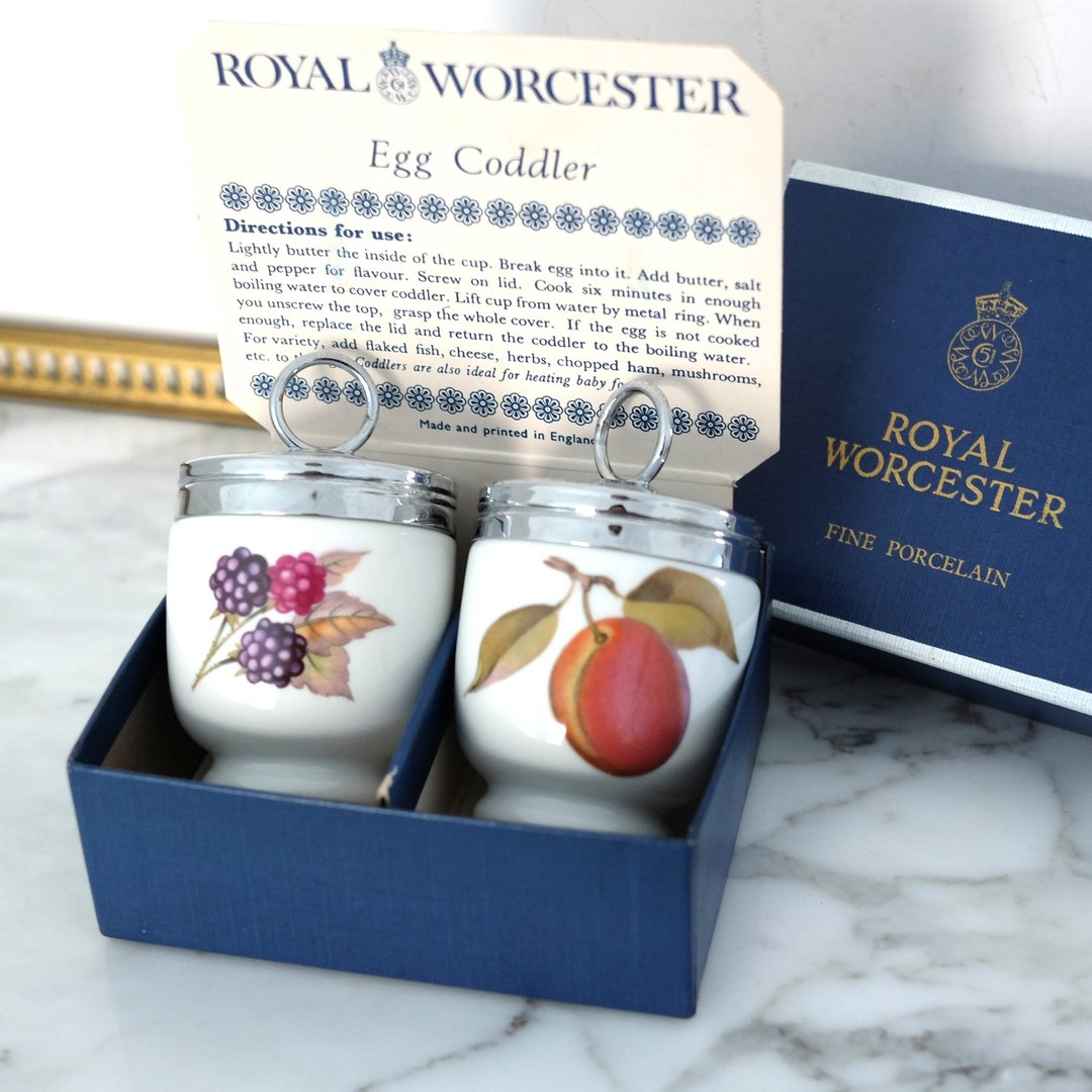 英国复古皇家窝士打陶瓷煮蛋器套装 - 厨房用具 - 陶 白色